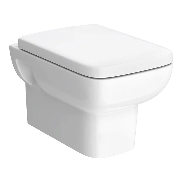 Hudson Reed Arlo Square Wall Hung Pan With Top-Fix Soft Close Seat 4 Hudson Reed Arlo Square Wall Hung Pan With Top-Fix Soft Close Seat - Image 2
