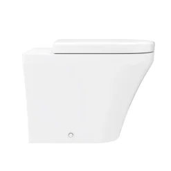 Hudson Reed Luna Round Back To Wall Pan With Top-Fixing Soft Close Seat 13 Hudson Reed Luna Round Back To Wall Pan With Top-Fixing Soft Close Seat -Bathroom And Toilet cpa008 n d2
