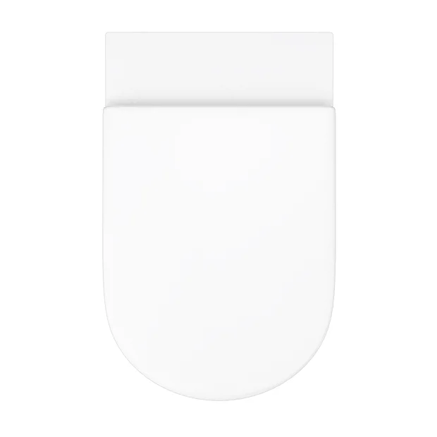 Hudson Reed Luna Round Back To Wall Pan With Top-Fixing Soft Close Seat 3 Hudson Reed Luna Round Back To Wall Pan With Top-Fixing Soft Close Seat