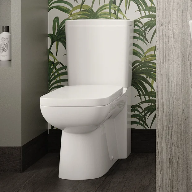 Hudson Reed Arlo Flush To Wall Toilet + Soft Close Seat 4 Hudson Reed Arlo Flush To Wall Toilet + Soft Close Seat - Image 2