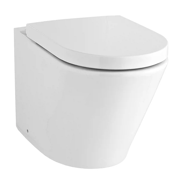 Nuie Solace Back To Wall Toilet + Soft Close Top-Fixing Seat 4 Nuie Solace Back To Wall Toilet + Soft Close Top-Fixing Seat - Image 2