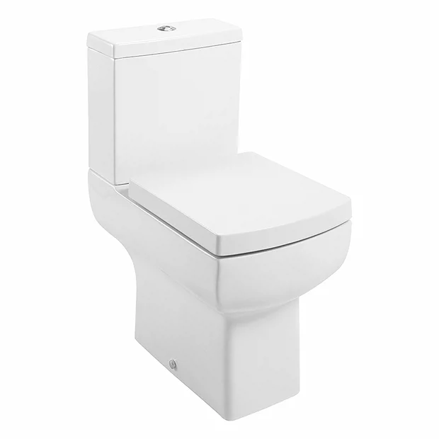 Cubo Modern Square Comfort Height Toilet + Soft Close Seat 4 Cubo Modern Square Comfort Height Toilet + Soft Close Seat - Image 2
