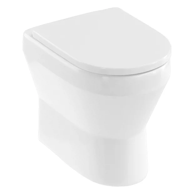 Britton Bathrooms Curve2 Rimless Back-to-Wall Pan + Soft Close Seat 4 Britton Bathrooms Curve2 Rimless Back-to-Wall Pan + Soft Close Seat - Image 2
