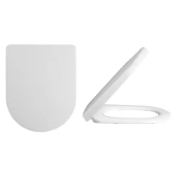 Cove Comfort Height Close Coupled Toilet + Soft Close Seat -Bathroom And Toilet cvwcch d1