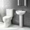 Cove Comfort Height Close Coupled Toilet + Soft Close Seat 1 Cove Comfort Height Close Coupled Toilet + Soft Close Seat -Bathroom And Toilet cvwcch d2