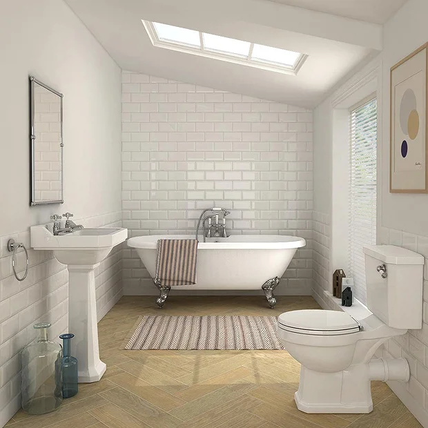Darwin Traditional Close Coupled Toilet + Soft Close Seat 3 Darwin Traditional Close Coupled Toilet + Soft Close Seat