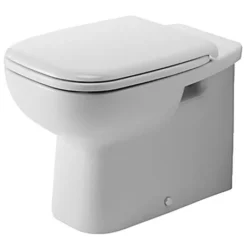 Duravit D-Code HygieneGlaze Back To Wall Toilet Pan + Seat