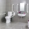 Nuie Single Flush High Rise Close Coupled Toilet 2 Nuie Single Flush High Rise Close Coupled Toilet -Bathroom And Toilet docmp100nd1
