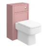 Chatsworth 500mm Traditional Dusky Pink Toilet Unit Only