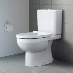 Duravit DuraStyle Basic HygieneGlaze Rimless Close Coupled Toilet (4.5/3 L Flush) + Seat 7 Duravit DuraStyle Basic HygieneGlaze Rimless Close Coupled Toilet (4.5/3 L Flush) + Seat -Bathroom And Toilet dsbhcc43 d1
