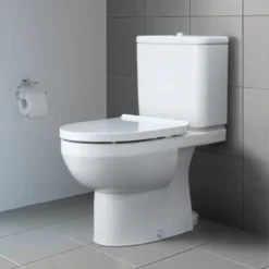 Duravit DuraStyle Basic Rimless Close Coupled Toilet (4.5/3 L Flush) + Seat 8 Duravit DuraStyle Basic Rimless Close Coupled Toilet (4.5/3 L Flush) + Seat -Bathroom And Toilet dsbhcc43 d1 3