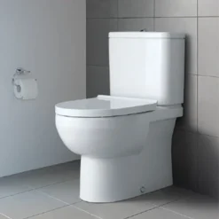 Duravit DuraStyle Basic BTW Rimless Close Coupled Toilet (6/3 L Flush) + Seat