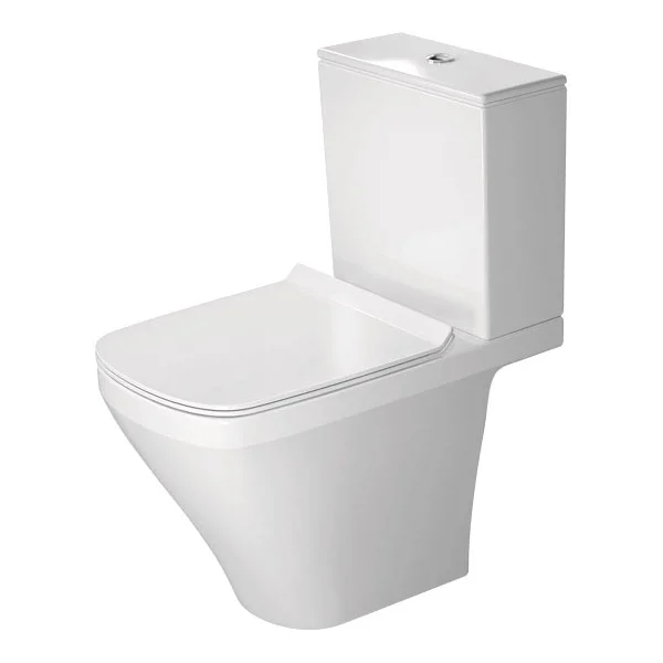 Duravit DuraStyle HygieneGlaze Open Back Close Coupled Toilet + Seat 3 Duravit DuraStyle HygieneGlaze Open Back Close Coupled Toilet + Seat