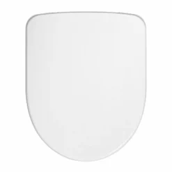 Twyford E100 Round Rimfree Wall Hung WC + Soft Close Seat -Bathroom And Toilet e17857wh d1