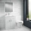 EcoDelux Metro Water Saving Close Coupled Toilet + Soft Close Seat -Bathroom And Toilet ecometcc d5