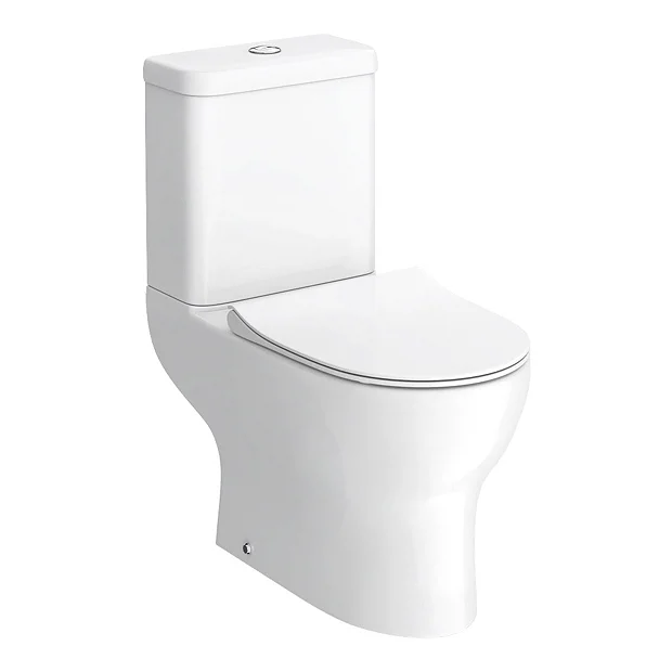 Elite Rimless Close Coupled Toilet + Soft Close Seat 4 Elite Rimless Close Coupled Toilet + Soft Close Seat - Image 2