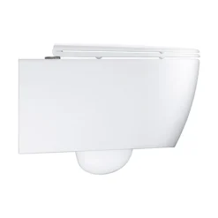 Grohe Essence Rimless Wall Hung Toilet With Soft Close Seat + FREE TOILET ROLL HOLDER 13 Grohe Essence Rimless Wall Hung Toilet With Soft Close Seat + FREE TOILET ROLL HOLDER -Bathroom And Toilet esswhwc d1n