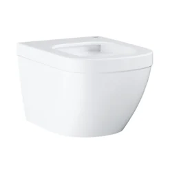 Grohe Euro Compact Rimless Wall Hung Toilet With Soft Close Seat + FREE TOILET ROLL HOLDER 10 Grohe Euro Compact Rimless Wall Hung Toilet With Soft Close Seat + FREE TOILET ROLL HOLDER -Bathroom And Toilet eurcomwc d4