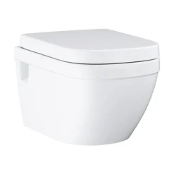 Grohe Euro Rimless Wall Hung Toilet + Standard Seat -Bathroom And Toilet eurwhwcst d1