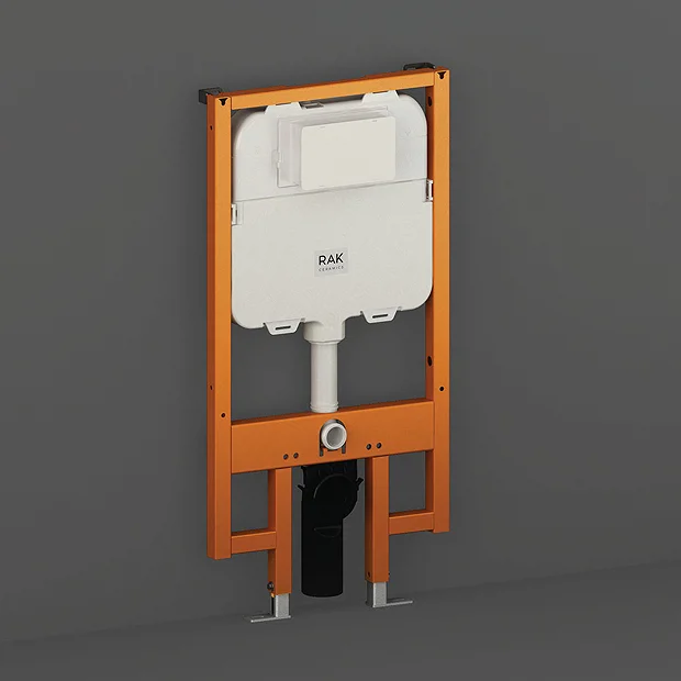 RAK Ecofix Slimline 114cm Front Flush Regular Concealed Cistern And Frame For Wall Hung Pan 3 RAK Ecofix Slimline 114cm Front Flush Regular Concealed Cistern And Frame For Wall Hung Pan