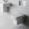 Geberit Duofix Wall Frame With Wall Hung Pan & Sigma 01 Flush Plate