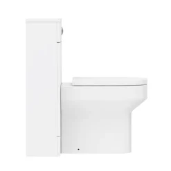 Harmony Gloss White BTW WC Unit With Cistern + Soft Close Seat W500 X D200mm 12 Harmony Gloss White BTW WC Unit With Cistern + Soft Close Seat W500 X D200mm -Bathroom And Toilet harbtwsc d3