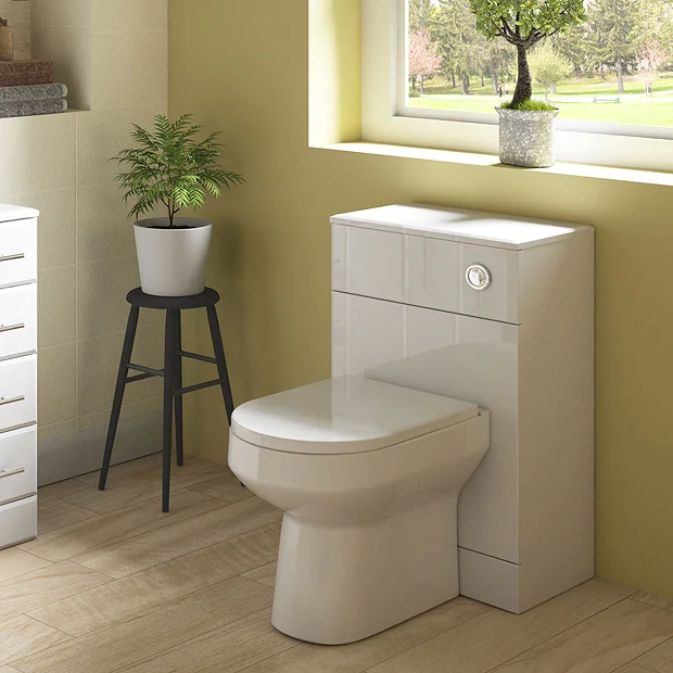 Harmony Gloss White BTW WC Unit With Cistern + Soft Close Seat W500 X D200mm 6 Harmony Gloss White BTW WC Unit With Cistern + Soft Close Seat W500 X D200mm - Image 4