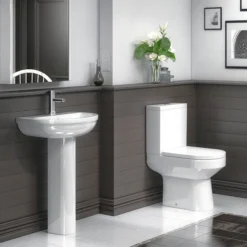 Harmony Close Coupled Toilet + Soft-Close Seat 7 Harmony Close Coupled Toilet + Soft-Close Seat -Bathroom And Toilet harmonyclosecoupledtoiletsoftcloseseatdetail1