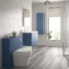 Hudson Reed Urban Satin Blue 500mm WC Unit 2 Hudson Reed Urban Satin Blue 500mm WC Unit -Bathroom And Toilet hrurbanbluels