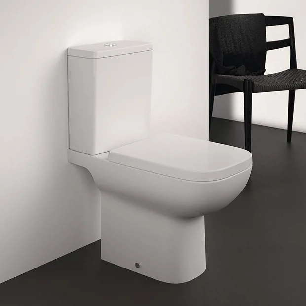 Ideal Standard I.Life A 6/4 Litre Rimless Close Coupled Open Back WC + Soft Close Seat 4 Ideal Standard I.Life A 6/4 Litre Rimless Close Coupled Open Back WC + Soft Close Seat - Image 2