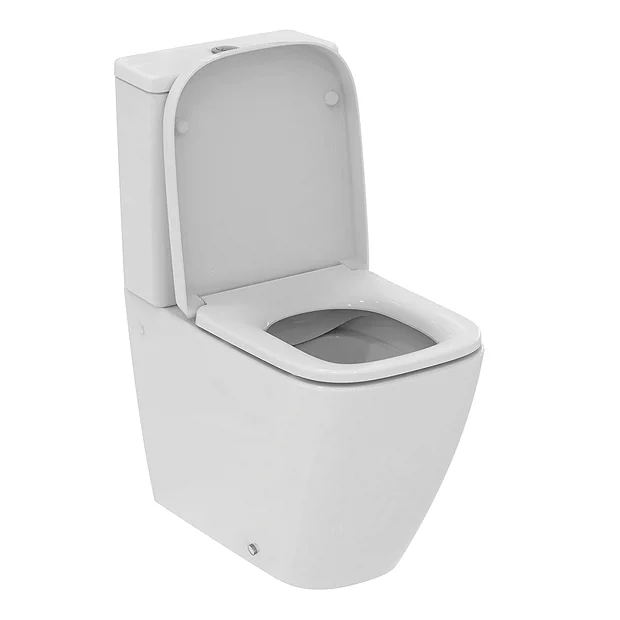 Ideal Standard I.Life S Compact 6/4 Litre Rimless Close Coupled Back To Wall WC + Soft Close Seat 3 Ideal Standard I.Life S Compact 6/4 Litre Rimless Close Coupled Back To Wall WC + Soft Close Seat