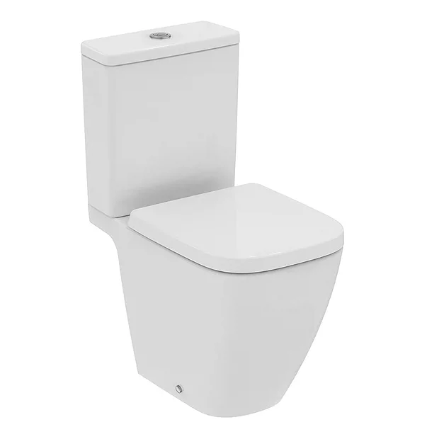 Ideal Standard I.Life S Compact 4/2.6 Litre Rimless Close Coupled Open Back WC + Soft Close Seat 4 Ideal Standard I.Life S Compact 4/2.6 Litre Rimless Close Coupled Open Back WC + Soft Close Seat - Image 2