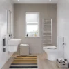Crosswater Kai Compact Close Coupled Toilet + Soft Close Thin Seat -Bathroom And Toilet kaiwc1 d3