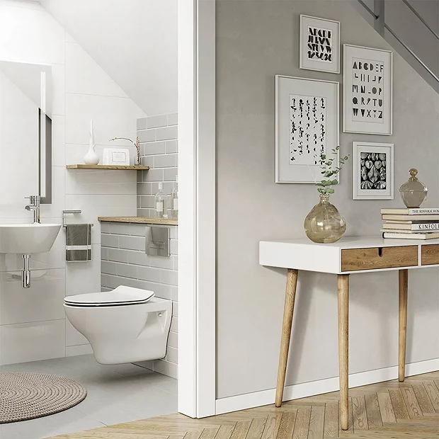 Crosswater Kai Wall Hung Pan + Soft Close Thin Seat 3 Crosswater Kai Wall Hung Pan + Soft Close Thin Seat