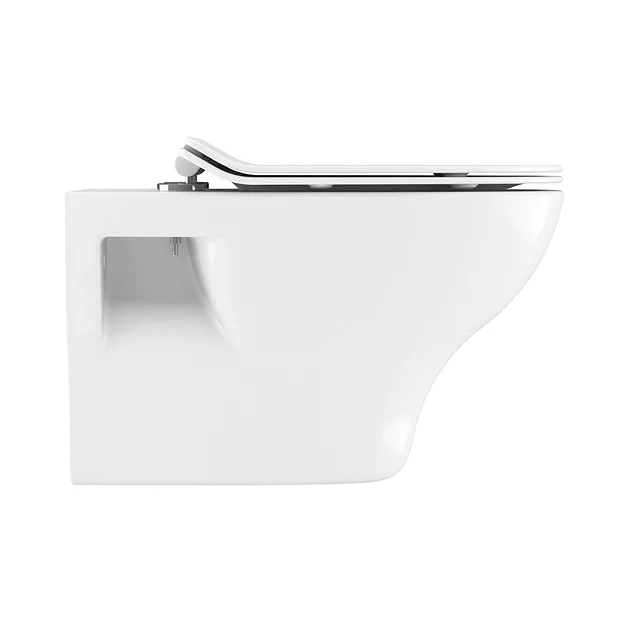 Crosswater Kai Wall Hung Pan + Soft Close Thin Seat 4 Crosswater Kai Wall Hung Pan + Soft Close Thin Seat - Image 2