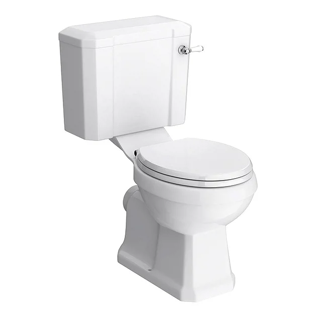 Keswick Traditional Close Coupled Toilet + Soft Close Seat 4 Keswick Traditional Close Coupled Toilet + Soft Close Seat - Image 2