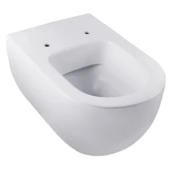 BagnoDesign Koy Matt White Rimless Wall Hung Toilet With Soft Close Seat -Bathroom And Toilet koy320mw d1