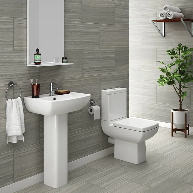 Milan Modern Short Projection Toilet + Soft Close Seat 3 Milan Modern Short Projection Toilet + Soft Close Seat