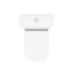 Metro Rimless Close Coupled Modern Toilet + Soft Close Seat 12 Metro Rimless Close Coupled Modern Toilet + Soft Close Seat -Bathroom And Toilet metcc d5
