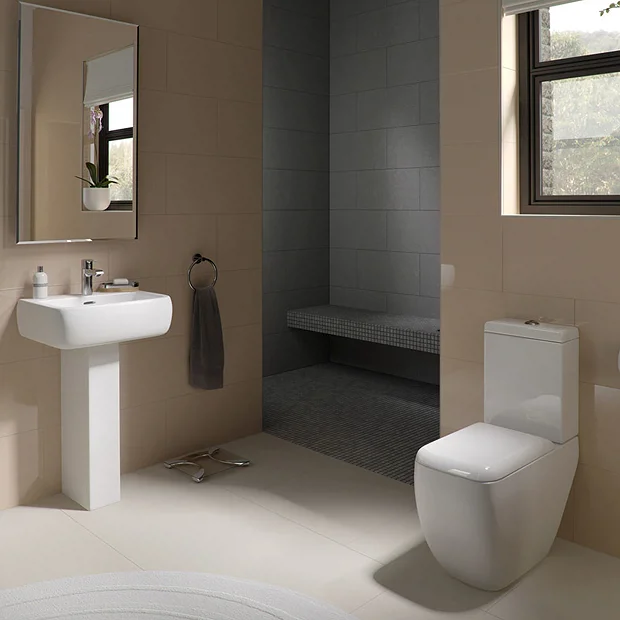 RAK Metropolitan Close Coupled Modern Toilet + Soft Close Seat 3 RAK Metropolitan Close Coupled Modern Toilet + Soft Close Seat