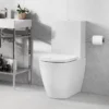 Britton Bathrooms Milan Rimless Close Coupled Toilet + Soft Close Seat 1 Britton Bathrooms Milan Rimless Close Coupled Toilet + Soft Close Seat -Bathroom And Toilet milacc d2