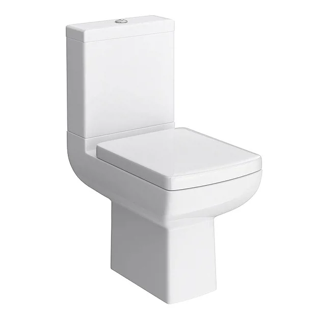 Milan Modern Short Projection Toilet + Soft Close Seat 4 Milan Modern Short Projection Toilet + Soft Close Seat - Image 2
