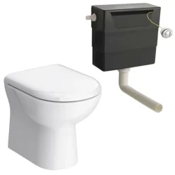 Toreno 500mm BTW Toilet Unit Incl. Cistern + Round Pan (Depth 200mm) 11 Toreno 500mm BTW Toilet Unit Incl. Cistern + Round Pan (Depth 200mm) -Bathroom And Toilet modbtwwc d2