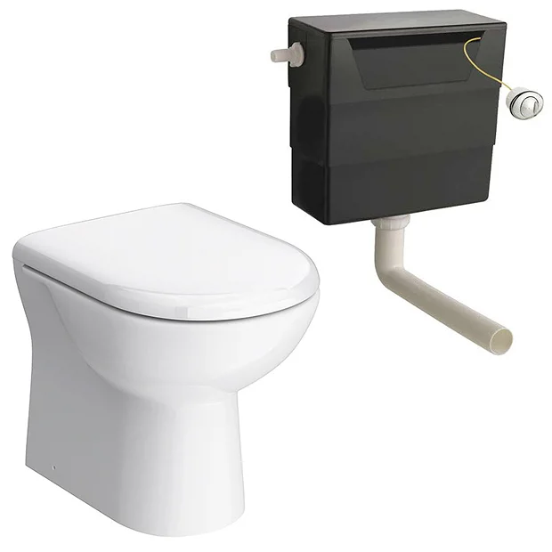 Toreno 500mm BTW Toilet Unit Incl. Cistern + Round Pan (Depth 200mm) 6 Toreno 500mm BTW Toilet Unit Incl. Cistern + Round Pan (Depth 200mm) - Image 4