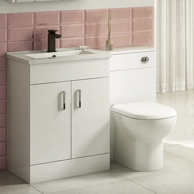 Toreno 500mm BTW Toilet Unit Incl. Cistern + Round Pan (Depth 200mm) 3 Toreno 500mm BTW Toilet Unit Incl. Cistern + Round Pan (Depth 200mm)