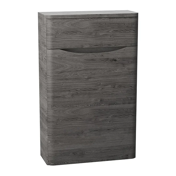 Monza Graphite Oak 500mm Wide WC Unit (Depth 200mm) 4 Monza Graphite Oak 500mm Wide WC Unit (Depth 200mm) - Image 2
