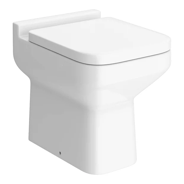 Monza Square Back To Wall Toilet + Soft Close Seat 3 Monza Square Back To Wall Toilet + Soft Close Seat