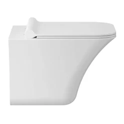 Hudson Reed Grace Rimless Wall Hung Pan & Soft Close Seat -Bathroom And Toilet nct140 d2