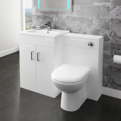 Nova 500mm BTW Toilet Unit Inc. Cistern + Soft Close Seat (Depth 200mm)