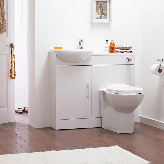 Sienna 500mm BTW Toilet Unit Inc. Cistern + Soft Close Seat (Depth 200mm) 3 Sienna 500mm BTW Toilet Unit Inc. Cistern + Soft Close Seat (Depth 200mm)